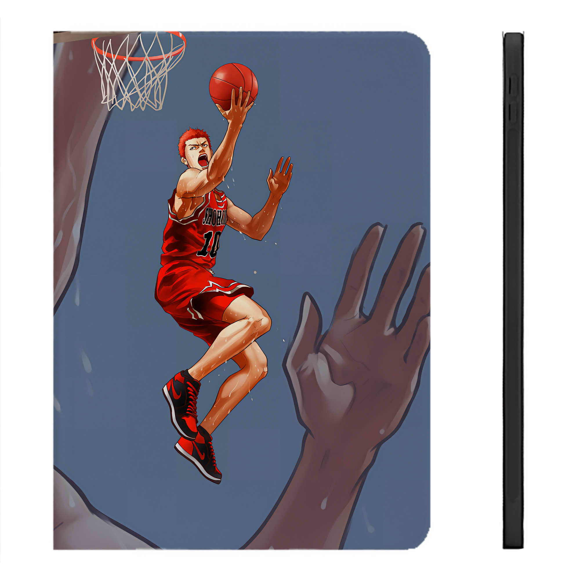 （画像用） SLAM DUNK／スラムダンク IPadケース ペンホルダー付き ブックスタイルデザイン